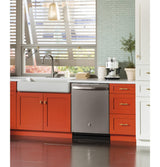 GE® Stainless Steel Interior Dishwasher with Hidden Controls