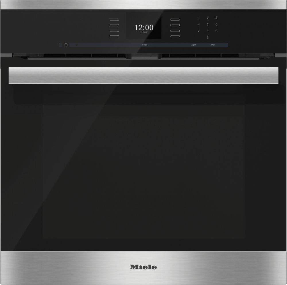 H 6660 BP AM - 24 Inch Convection Oven with AirClean catalyzer and Roast probe for precise cooking.