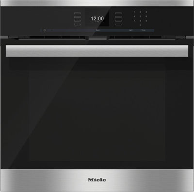 H 6660 BP AM - 24 Inch Convection Oven with AirClean catalyzer and Roast probe for precise cooking.