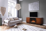 The Bella Electric Fireplace Media Console