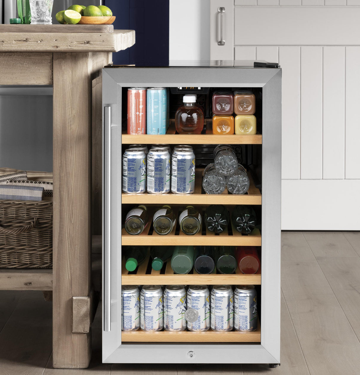 GE® Wine Center and Beverage Center