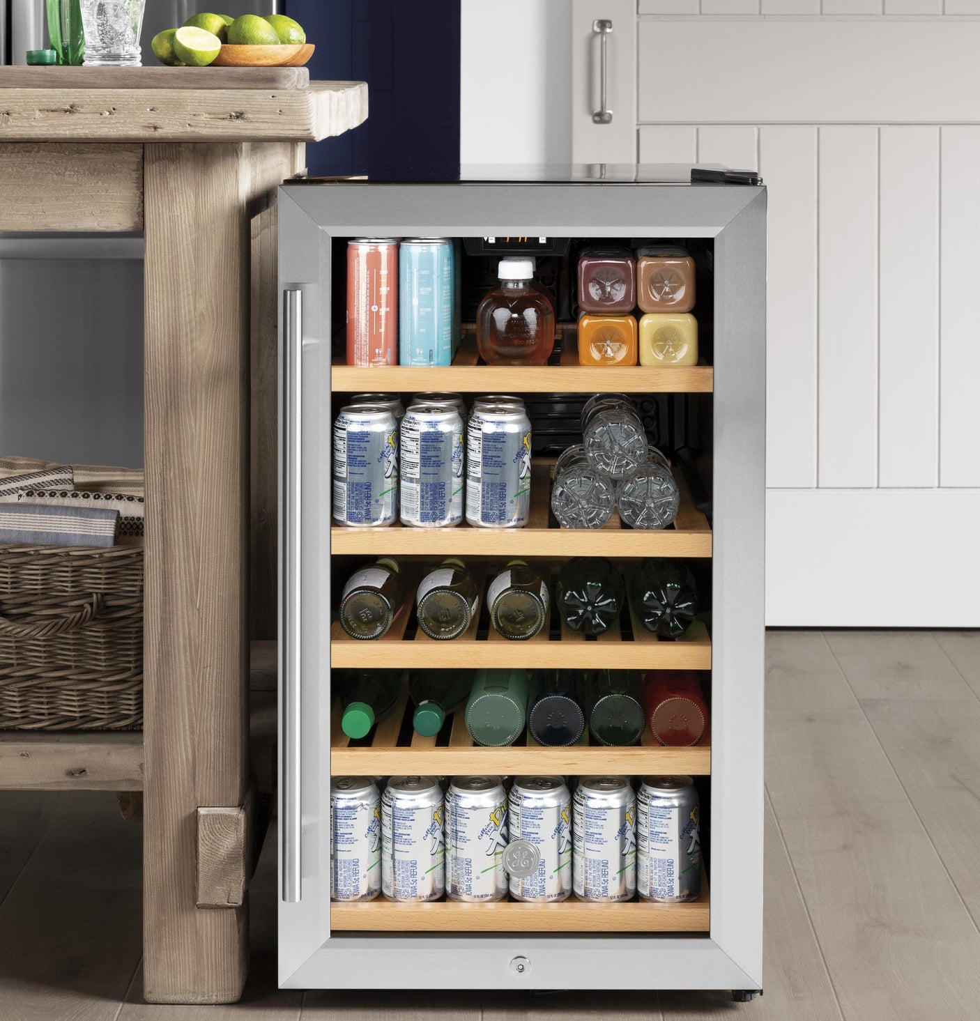GE® Wine Center and Beverage Center