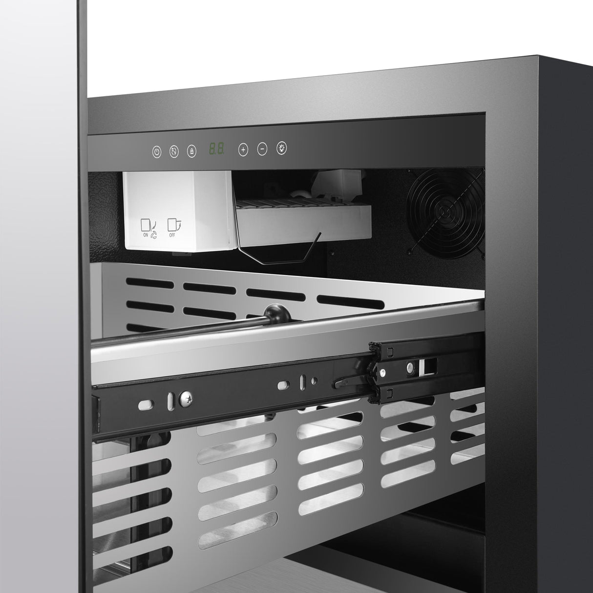 Forno Cosenza 24" Built-In Indoor/Outdoor Drawer Freezer with Ice Maker, 4.69 cu.ft.