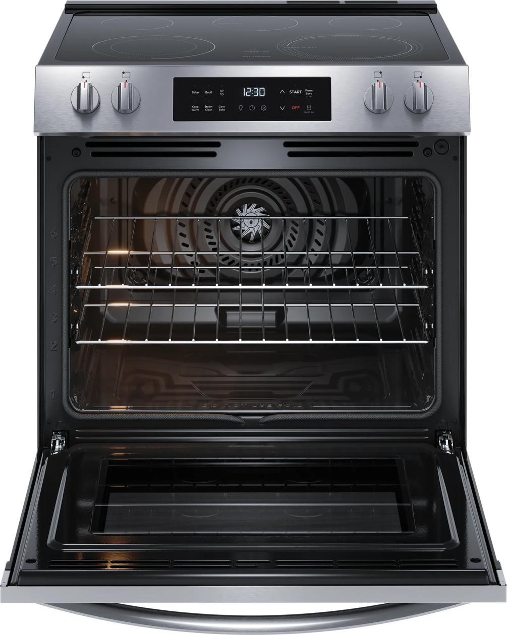 30" Front Control Electric Range with Air Fry