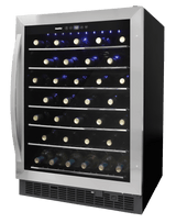 Danby 60 Bottle Built-in Wine Cooler in Stainless Steel