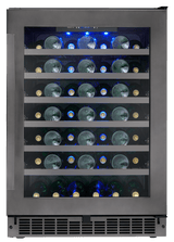 Silhouette Select - 24" Built-in Wine Cellar In Black Stainless Steel