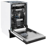 ZLINE 18" Tallac Series 3rd Rack Top Control Dishwasher with Traditional Handle, 51dBa [Color: Black Matte]