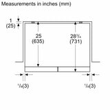 100 Series French Door Bottom Mount Refrigerator 36" Stainless steel (with anti-fingerprint), Total No Frost