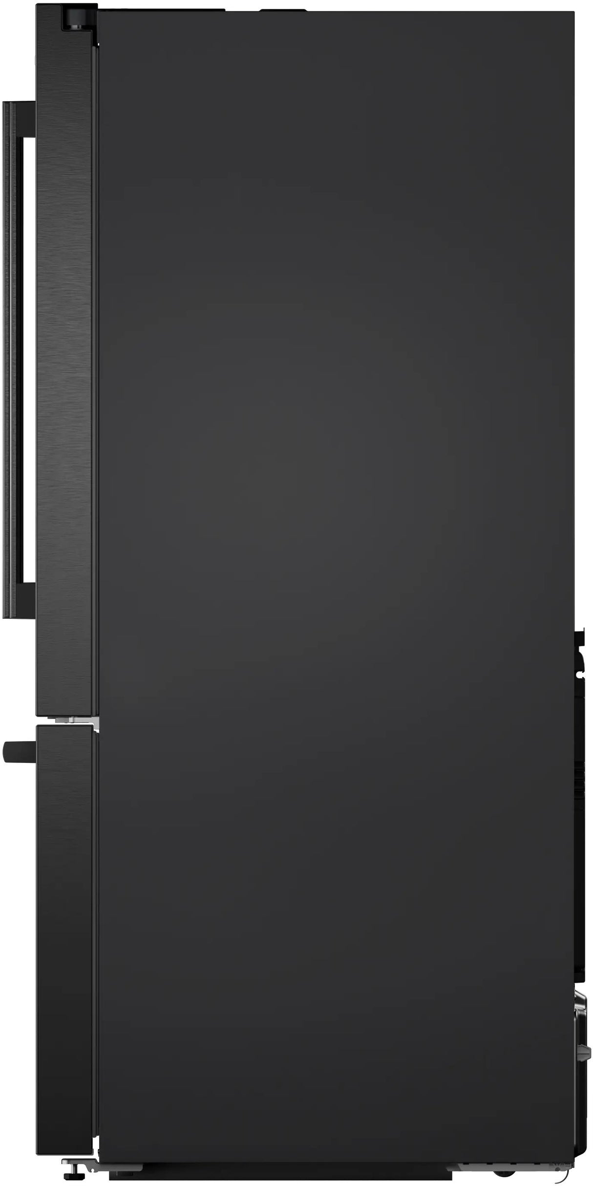 500 Series French Door Bottom Mount Refrigerator 36" Black Stainless Steel, Total No Frost