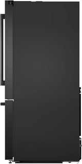 500 Series French Door Bottom Mount Refrigerator 36" Black Stainless Steel, Total No Frost