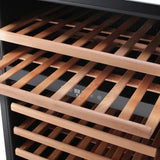 JC-145A2EQ Dual Zone 46 Bottle Wine Cooler