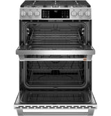 Café 30" Smart Slide-In, Front-Control, Dual-Fuel, Double-Oven Range with Convection