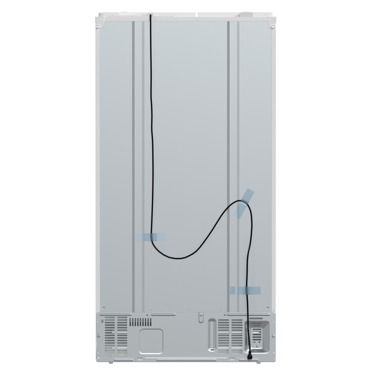 Forno Salerno Espresso 36-Inch White Side-by-Side Refrigerator, 20 Cu. Ft., Frost-Free, Ice & Water Dispenser, ENERGY STAR Certified