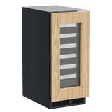 15-In Professional Built-In Single Zone Wine Refrigerator With Reversible Hinge with Door Style - Panel Ready Frame Glass, Lock - Yes
