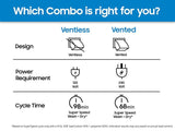 5.3 cu. ft. Bespoke AI Laundry Ventless Heat Pump Dryer Combo™ All-in-One Ultra Capacity Washer with AI Home in Brushed Black
