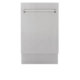 ZLINE 18" Tallac Series 3rd Rack Top Control Dishwasher with Traditional Handle, 51dBa [Color: 304 Stainless]