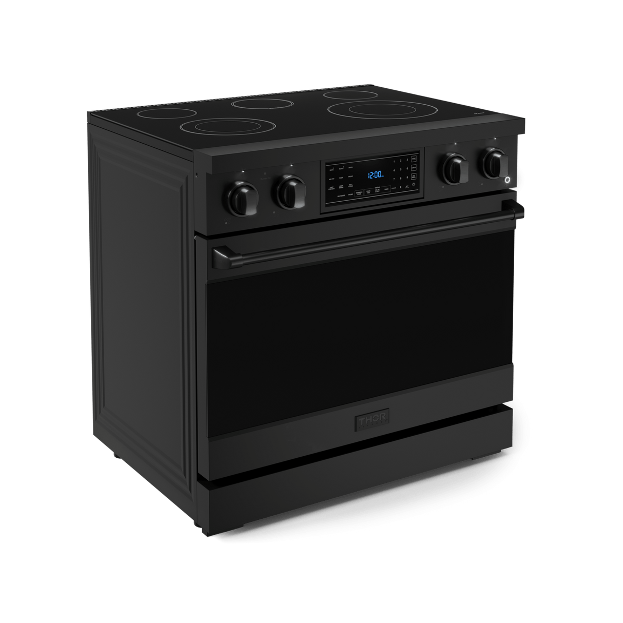 36 Inch Professional Electric Range With Tilt Panel Touch Control In Black  Gordon Ramsay Series