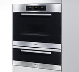 Europa Black Glass & Clean Touch Steel TM 30" Warming Drawer