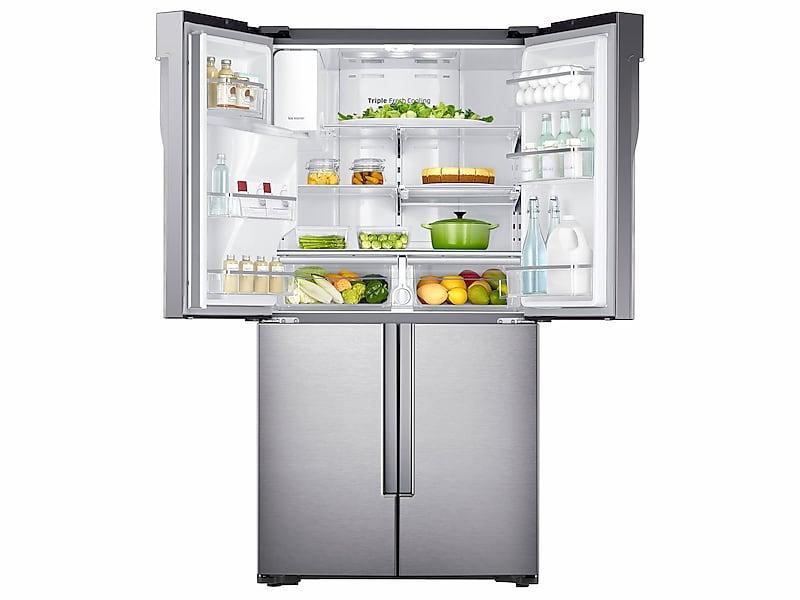 23 cu. ft. Counter Depth 4-Door Flex™ Refrigerator with FlexZone™ in Stainless Steel