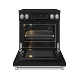 30 Inch Professional Induction Range With Tilt Panel Touch Control In Black and Stainless Steel  Gordon Ramsay Series
