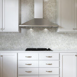 24" 600 CFM Italian Made Wall Mount Chimney Range Hood Stainless