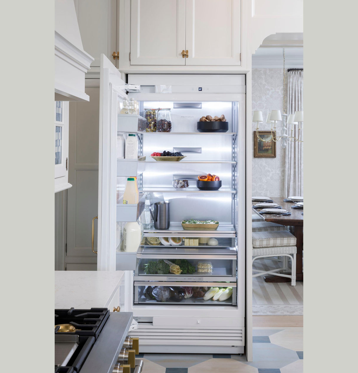 Monogram 36" Panel-Ready Integrated Column Refrigerator