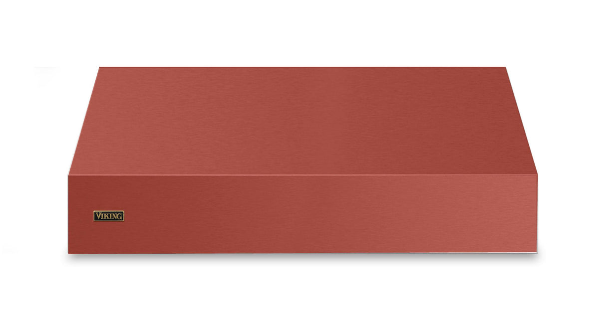 48"W. 18"H. Wall Hood (Finish: Spiced Cider, Trim: Brushed Brass)