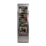 24" Column Beverage, Single Zone, Glass Overlay Ready, Hinged Right