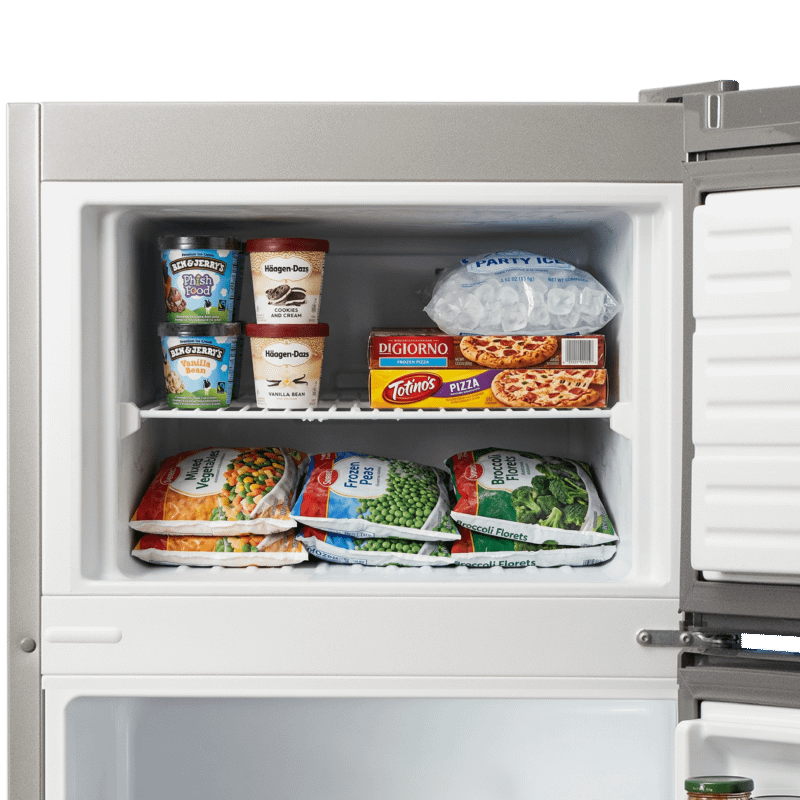 Element 21.3 in. 7.4 cu. ft. Compact Top Freezer Refrigerator - Stainless Steel
