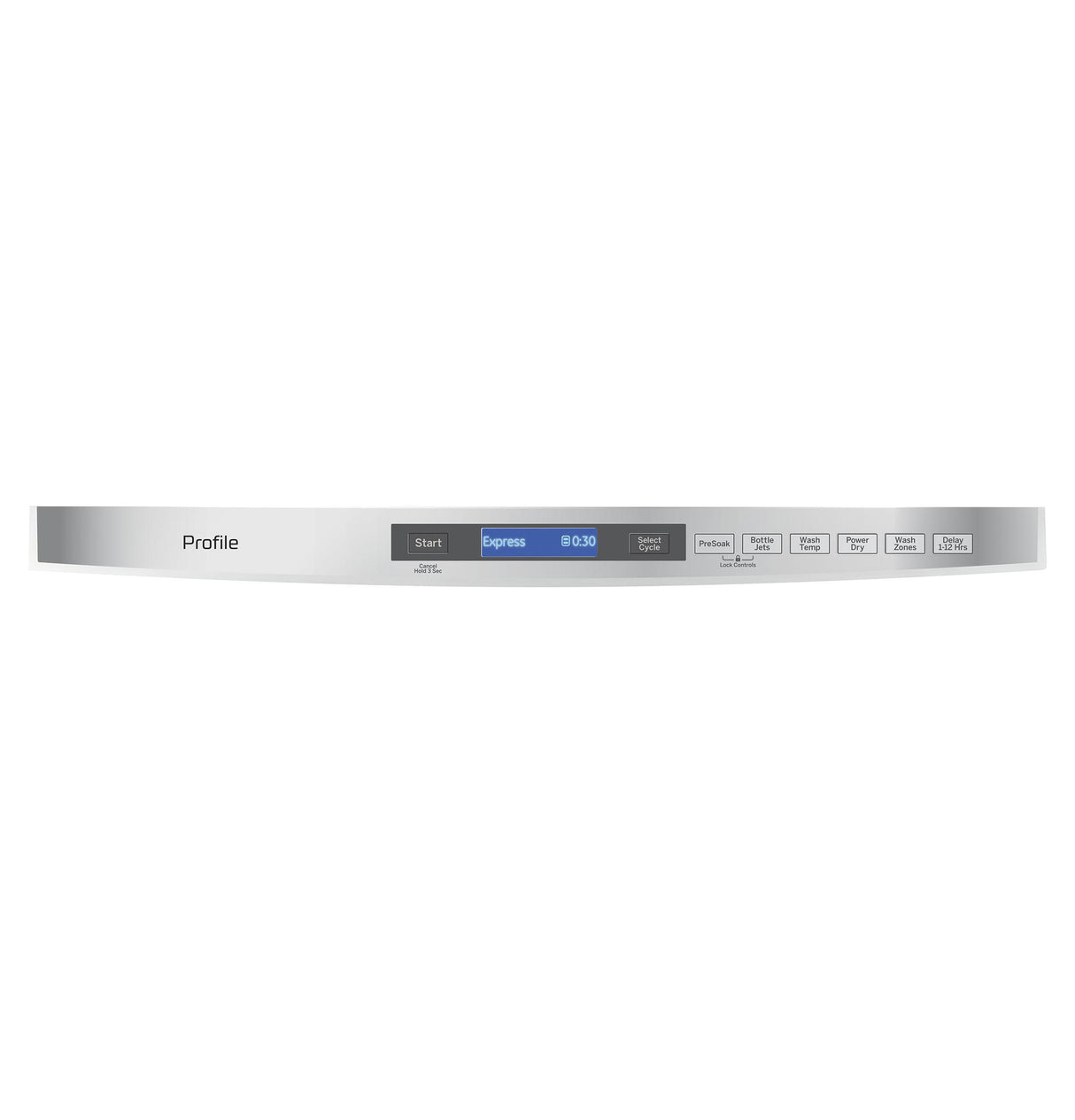 GE Profile™ Stainless Steel Interior Dishwasher with Hidden Controls