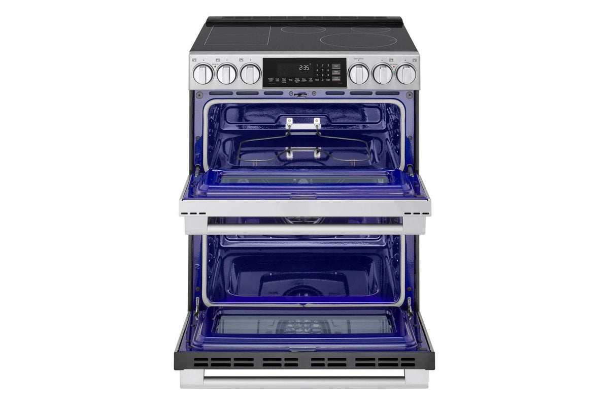LG STUDIO 7.3 cu. ft. Double Oven Induction Slide-in Range with Probake® Convection and Air Fry