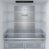 36 Inch French Door Counter Depth Refrigerator With Ice Maker - White/blue  Gordon Ramsay Series