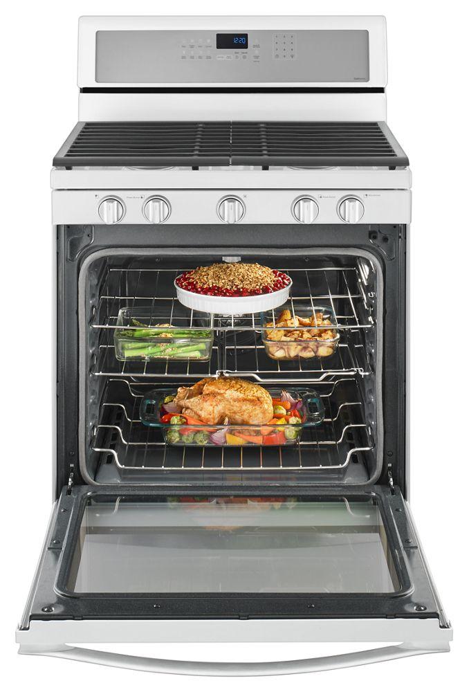 5.8 Cu. Ft. Freestanding Gas Range with EZ-2-Lift Hinged Grates