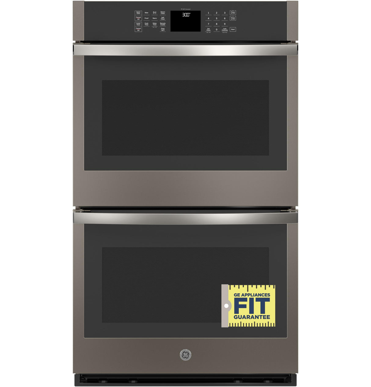 GE® 30" Smart Built-In Self-Clean Double Wall Oven with Never-Scrub Racks