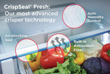 22 Cu. Ft. Counter-Depth 4-Door French Door Refrigerator