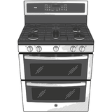 GE Profile™ 30" Free-Standing Gas Double Oven Convection Range