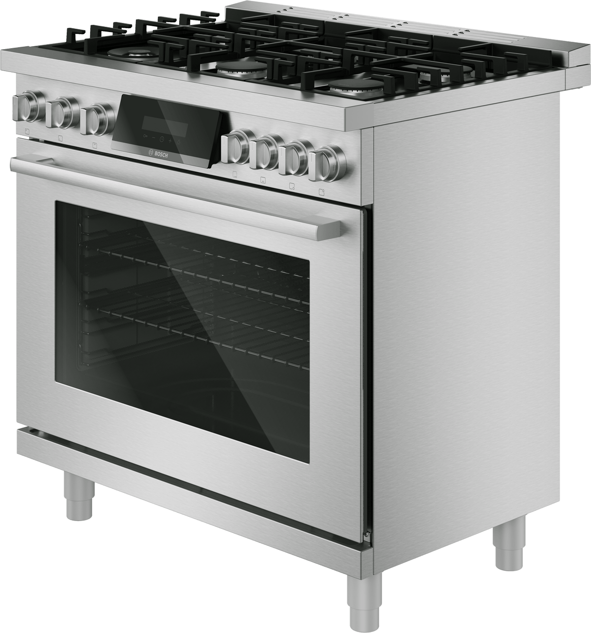 800 Series, Gas freestanding range, 36'', Stainless steel