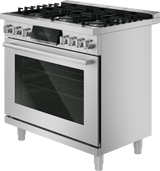 800 Series, Gas freestanding range, 36'', Stainless steel