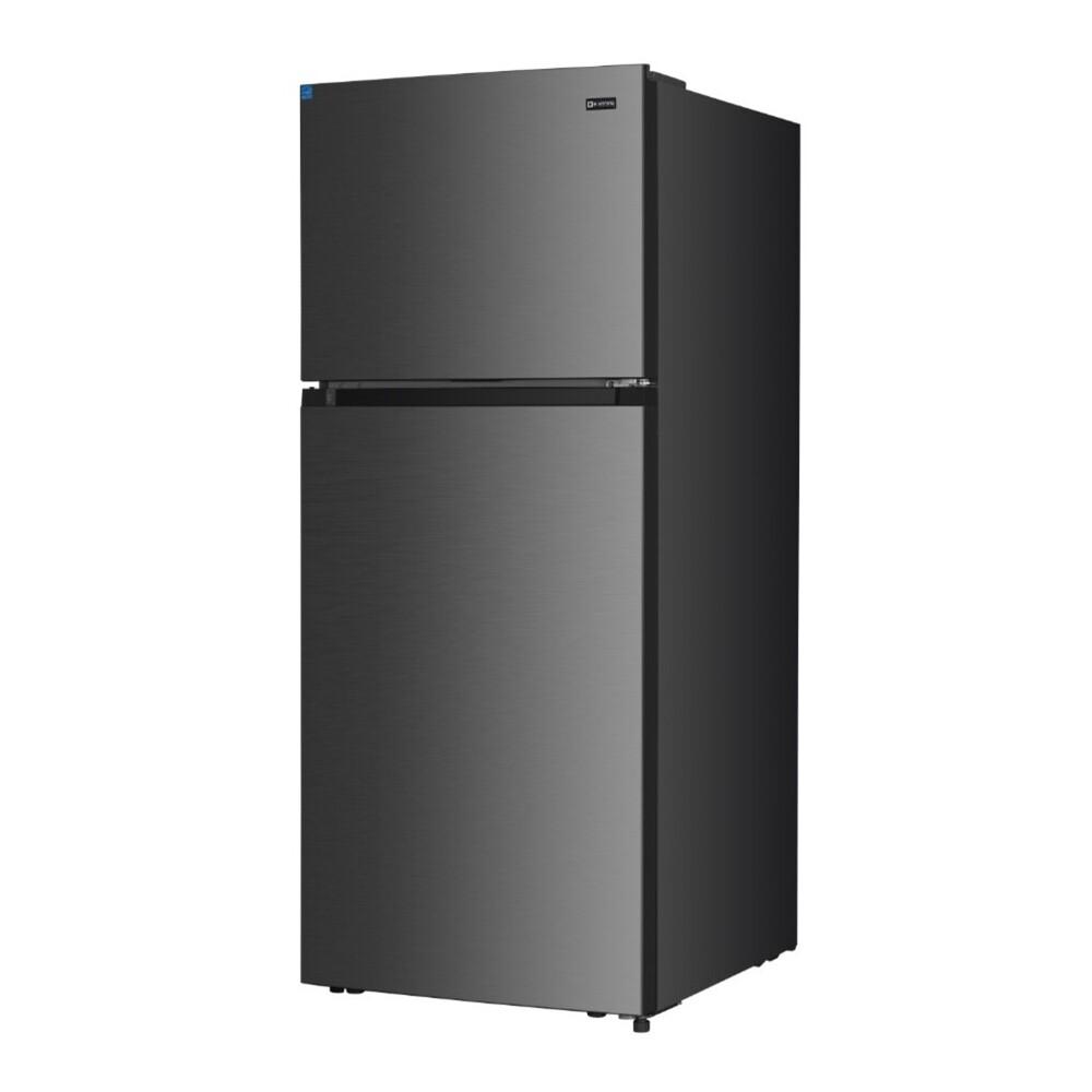 Verona VEFTF2817RSL 28 inch Top Freezer Refrigerator with 17.6 cu. ft. Total Capacity, Reversible Doors, Recessed Handle, Energy Star (Stainless Steel Look)
