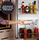 GE Profile™ ENERGY STAR® 22.4 Cu. Ft. Smart Counter-Depth 4-Door French-Door Refrigerator with Kitchen Assistant™