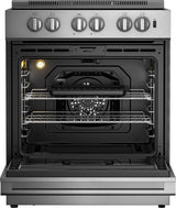 30in Induction range with 5.7 cu ft self clean oven, slide-in style