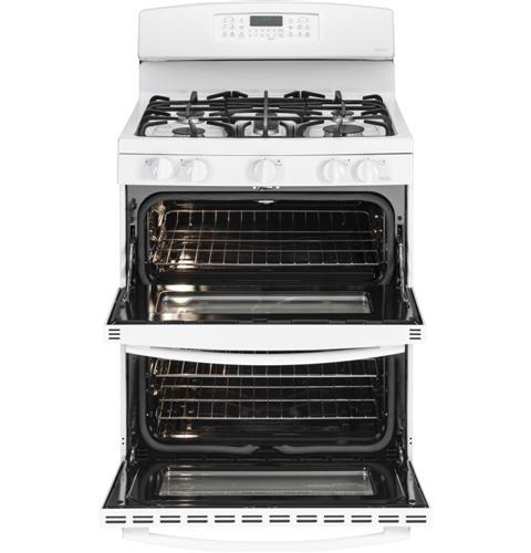 GE® 30" Free-Standing Gas Double Oven Range with Convection