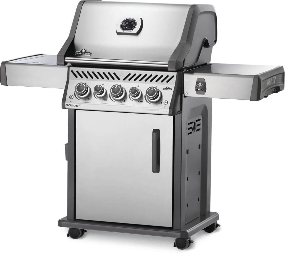 Rogue SE 425 RSIB with Infrared Side and Rear Burner , Propane, Stainless Steel