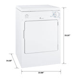 GE Spacemaker® 120V 3.6 cu. ft. Capacity Portable Electric Dryer
