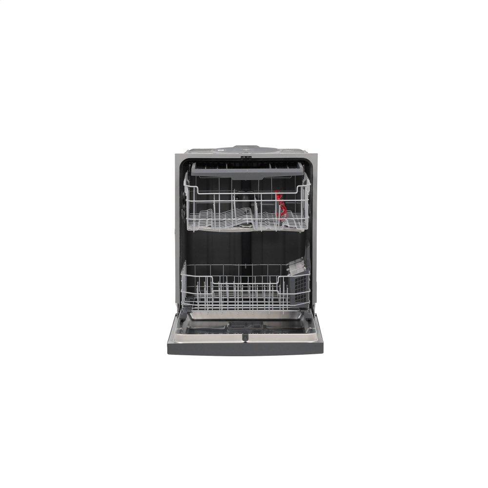 GE® Hybrid Stainless Steel Interior Dishwasher with Hidden Controls