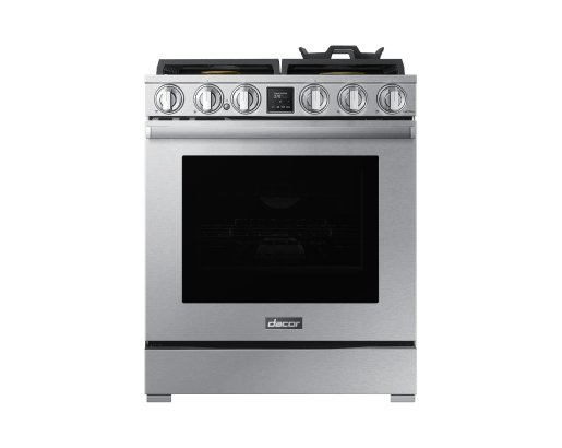 30" Range, Silver Stainless, Natural Gas/Liquid Propane