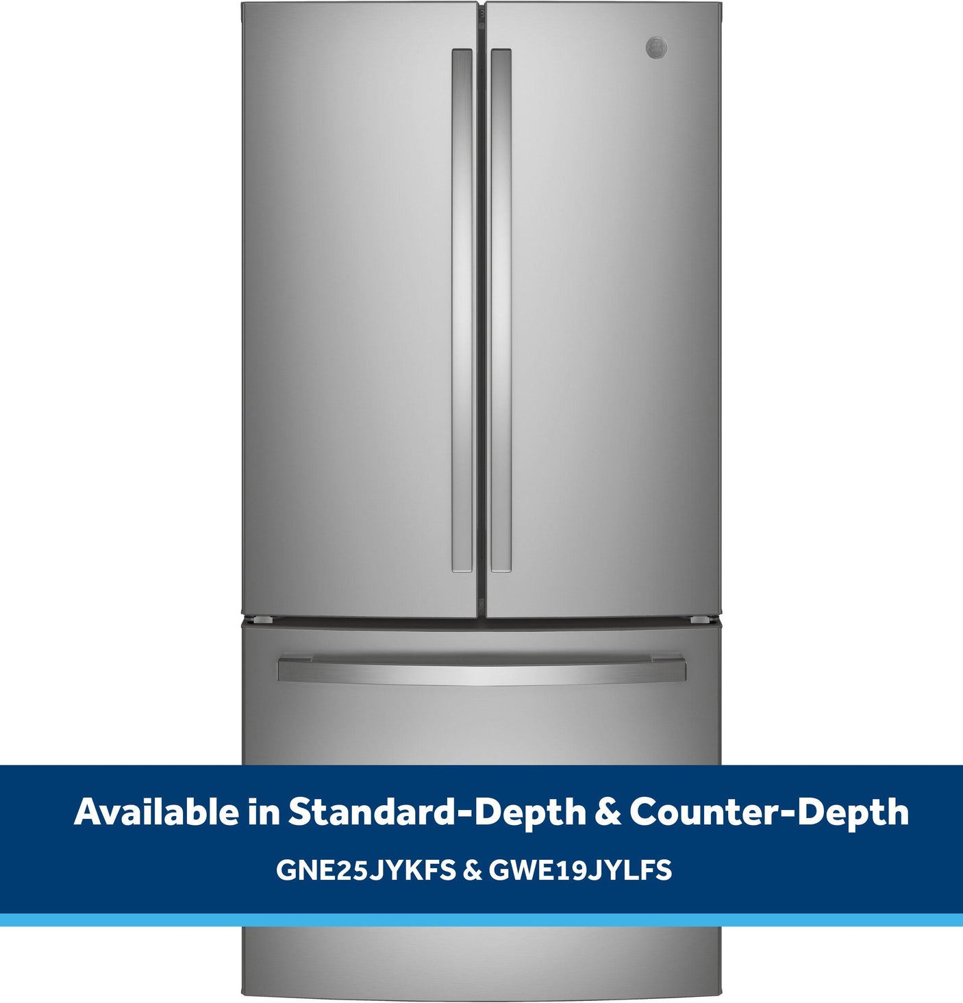 GE® ENERGY STAR® 24.7 Cu. Ft. French-Door Refrigerator