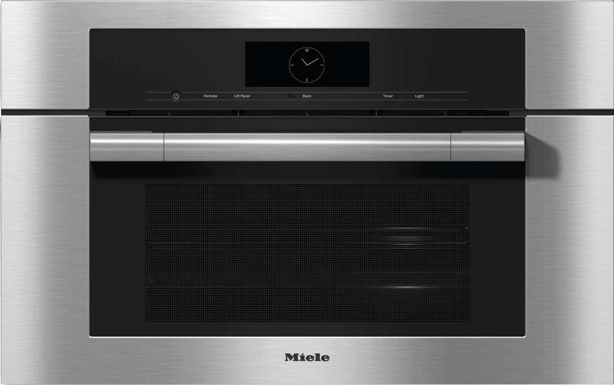 DGC 7775 Clean Touch Steel - 30" Compact Combi-Steam Oven XL with DirectWater plus for steam cooking, baking, roasting with roast probe + menu cooking.