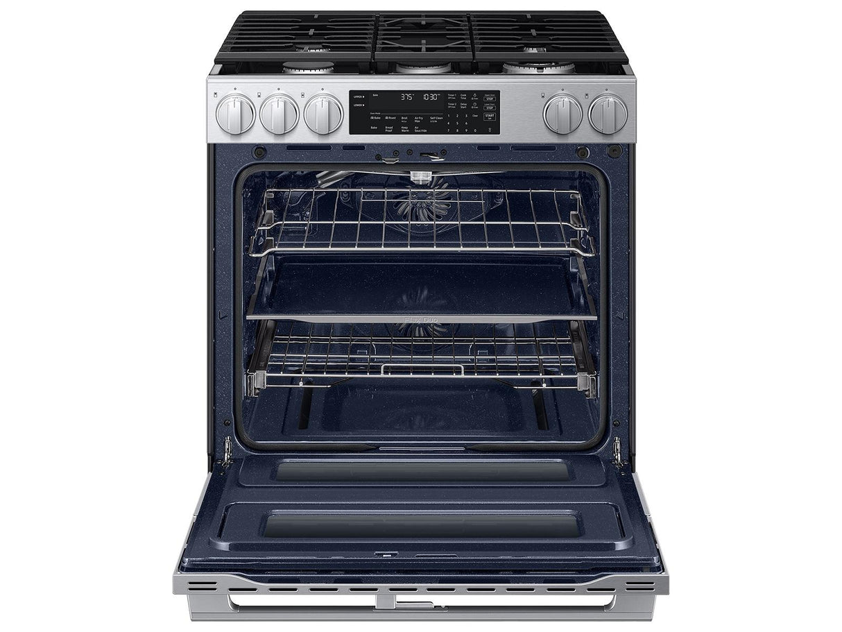 Bespoke Smart Slide-in Gas Range Flex Duo™ Oven  Pro Style Design  Dual True Convection