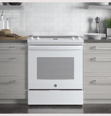 GE® 30" Slide-In Electric Range